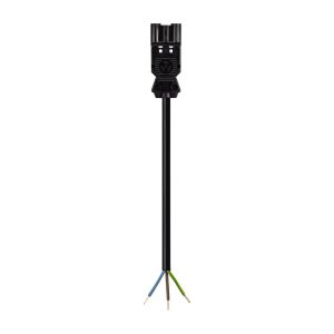 Wieland GST18I3 aansluitsnoer male 1,5MM² 600 cm CCA zwart