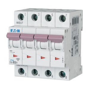 Eaton PLS6-C32/4-MW Installatieautomaat 4P 32 Ampere C-KAR 230V 4 MOD