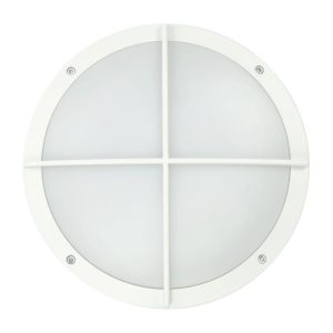 Plafond/wandarmatuur, 6W/12W, 3000K-4000K, IK10, IP65, C4, Wit, CROSS
