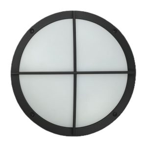 Plafond/wandarmatuur, E27, IK10, IP65, C4, Antra, CROSS