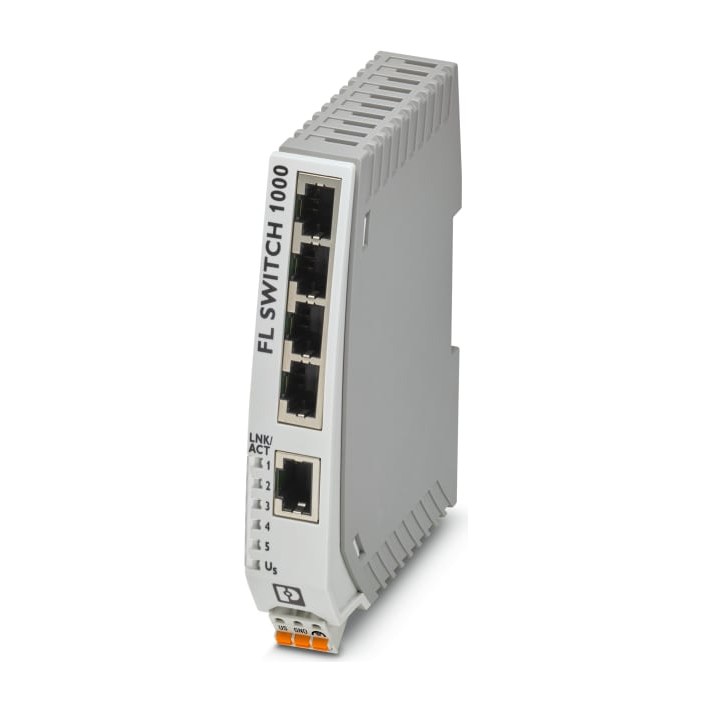 Phoenix Contact Industrial Ethernet, FL Netwerkswitch IP30 1005N