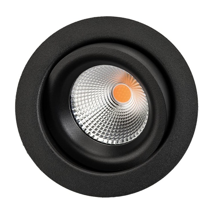 Junistar Eco Outdoor Zwart 590lm 3000K Ra>90 Fase afsnijding