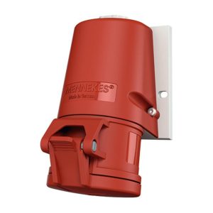 Mennekes CEE-wandcontactdoos 16 A 415 V 5-polig IP44 rood 27004