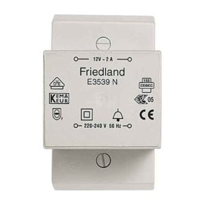 Honeywell Home Beltrafo 3TE 220-240V 50Hz/12V 2,0A RAL7035