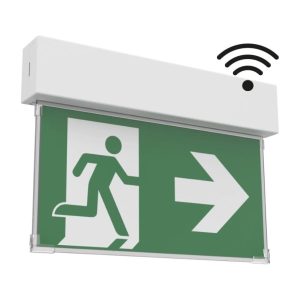 Noodverlichting, WIFI, 40m leesafstand met draadloze bewaking