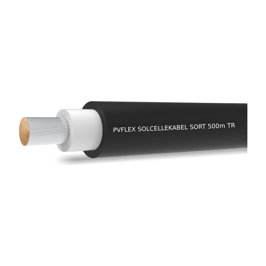 Solar PV/ zonnepaneel kabel 1x6mm² zwart 3512764