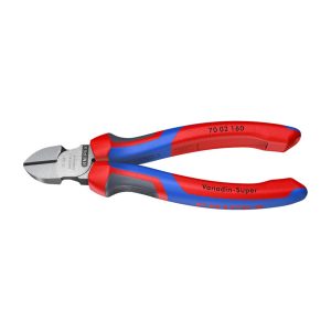 Knipex Zijsnijtang 160mm met facet, met meer-componentengrepen