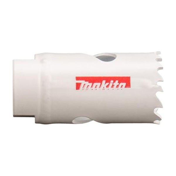 Makita gatzaag, Ø22mm, diepte 38mm, zeskanthouder, geschikt voor hout, kunststof, aluminium, messing, RVS, gietijzer, staal