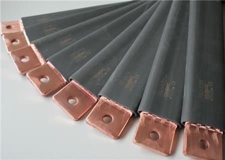 Cubic Flexibele koperenaansluitstrip Stroomrailkoppelstuk 608mm 100mm²