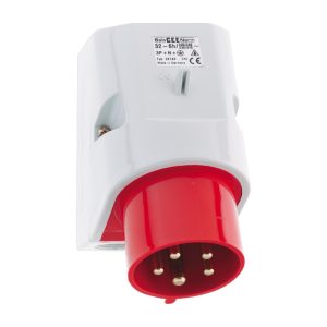 BALS CEE-toestelcontactstop 32 A 400 V 5-polig IP44 rood 24144