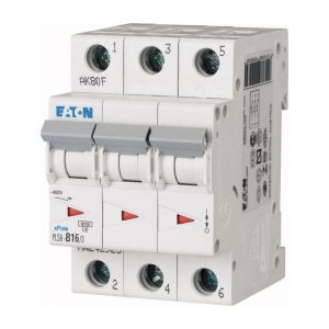 Eaton PLS6-C16/3-MW Installatieautomaat 3P 16 Ampere C-KAR 400V 3 MOD