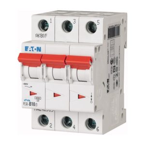 Eaton PLS6-B10/3-MW Installatieautomaat 3P 10 Ampere B-KAR 400V 3 MOD