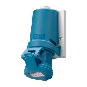 Mennekes CEE-wandcontactdoos 16 A 250 V 3-polig IP44 blauw 1341