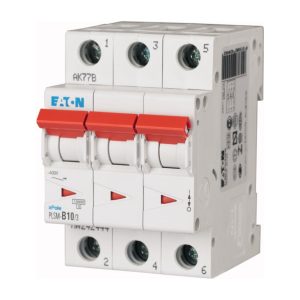 Eaton PLSM-C10/3-MW Installatieautomaat 3P 10 Ampere C-KAR 400V 3 MOD
