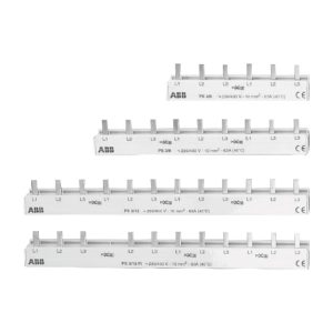 ABB Kamrail en aansluitkammen 212mm 63 A