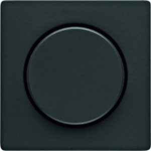 Berker centraalstuk met regelknop voor draaidimmer, Q antraciet