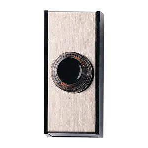 Honeywell Home Beldrukker gem opbouw zilver/zwart