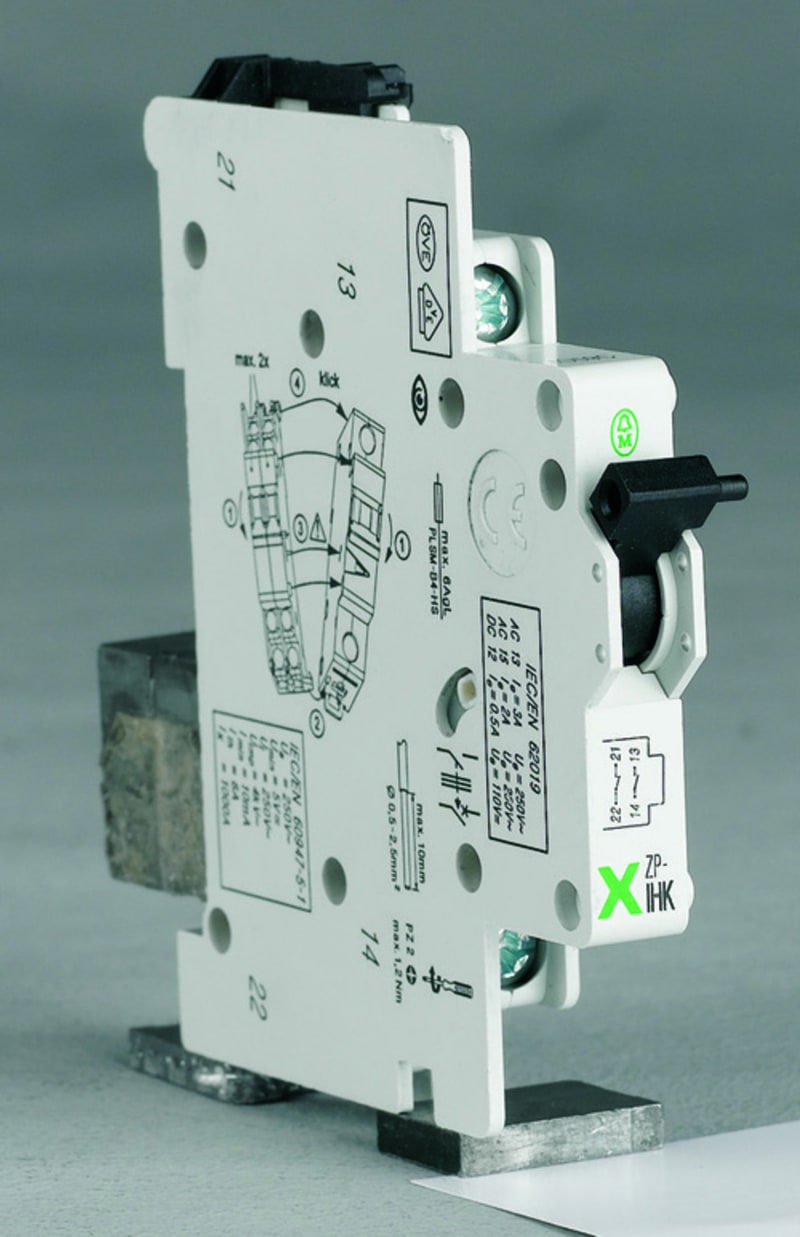 Eaton Hulpcontact ZP-IHK, contact 1M 1V, 0,5 TE