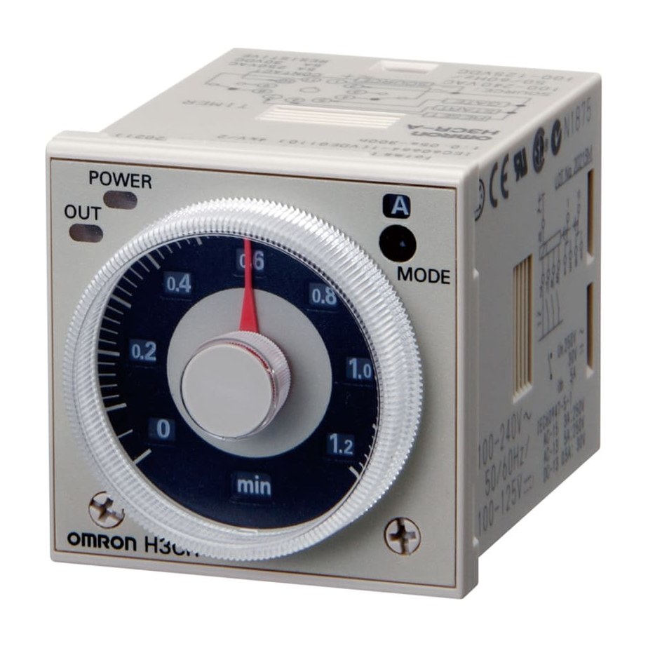 Omron H3CR-A8 AC24-48/DC12-48 Tijdrelais 48 mm
