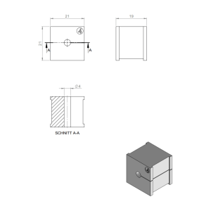 Icotek Kabeldoorvoertule IP65 grijs KT 4 GRIJS
