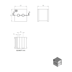 Icotek Kabeldoorvoertule IP65 grijs KT 2/4 GRIJS