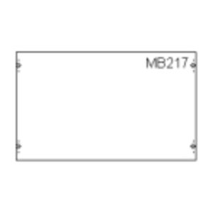 ABB MBB217 Montagekit tbv veld v.v. blindplaat
