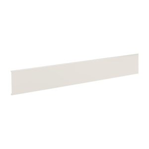 Stago Wandgootdeksel, staal, bxl 80x1500mm, zuiver wit RAL 9010