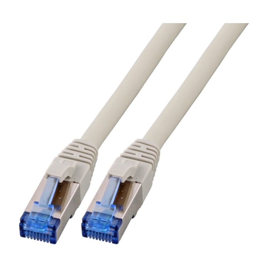 TPE Superflex Patchkabel CAT6A S/FTP Halogeenvrij 0,5 meter Wit