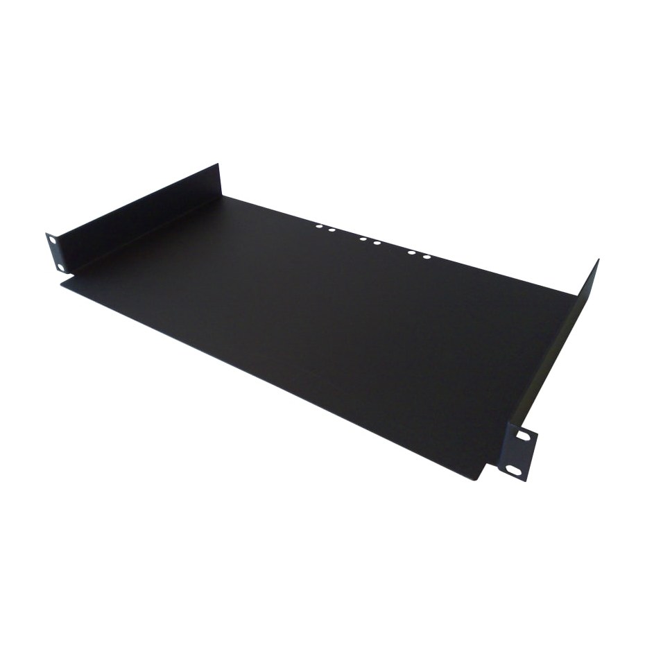 Plank 19", diepte 250 mm, maximale belasting 10kg, kleur zwart