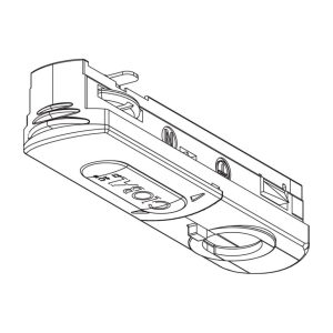 Global Trac Base spanningsrailadapter, 1-fase, 5kg, wit (RAL 9016)