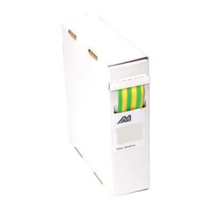 Krimpkous, Warmkrimp, Dunwandig, Ø24-8mm, PO-X, 3meter, Groen/geel