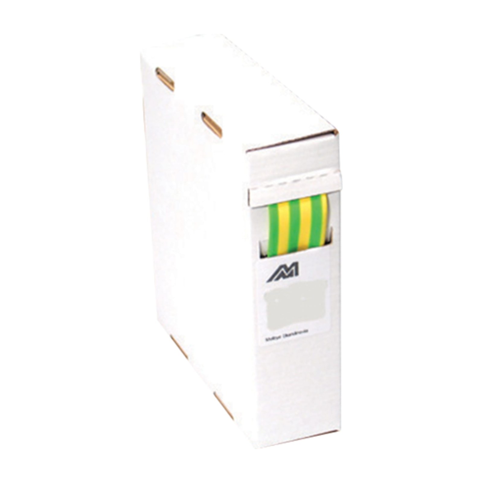 Krimpkous, Warmkrimp, Dunwandig, Ø9,5-3mm, PO-X, 5meter, Groen/geel