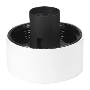 Plafond-/wand, universeel, 60W, E27, wit, Ø97mm