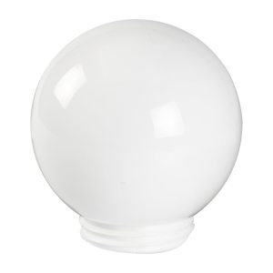 Glasballon, opaal, 84,5mm schroefdraad, Ø150mm