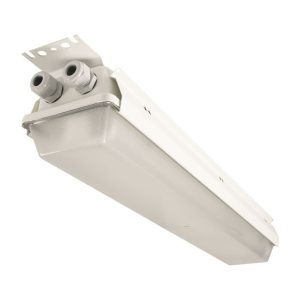 Armatuur, led, G13, 0lm, 4000K, IP65, wit, beh. grijs, kunststof
