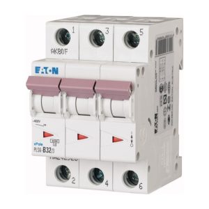 Eaton PLS6-C32/3-MW Installatieautomaat 3P 32 Ampere C-KAR 400V 3 MOD