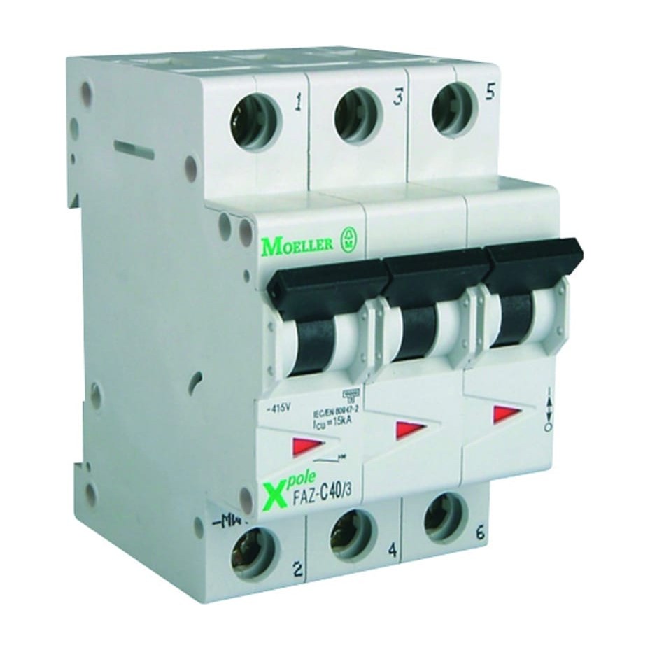 Eaton FAZ-C20/3 Installatieautomaat 3P 20 Ampere C-KAR 15kA 400V 3 MOD
