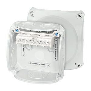 Hensel Enycase kabeldoos DK0606G Opbouwdoos wand/plafond 130x130x77mm