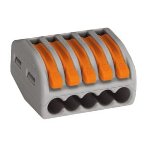 WAGO Lasklem 32 A 4mm² 400 V grijs 222-415