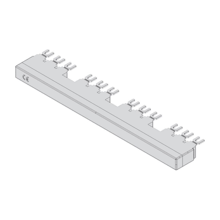 ABB Verzamelrail Kamrail en aansluitkammen 65 A PS1-3-1-65