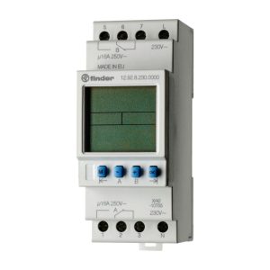 Finder Digitale schakelklok voor paneelbouw 90mm 16 A 230 V IP20 2WISS