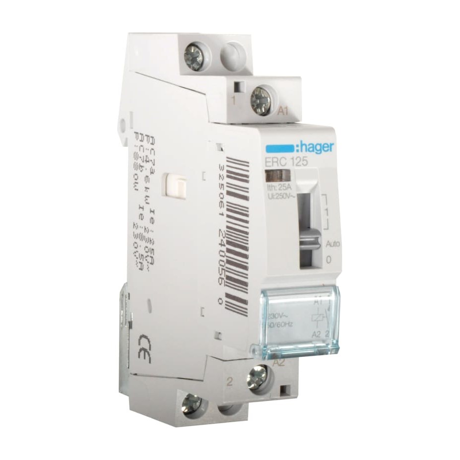 Hager Magn.schak. AC ERC Installatiehulpschakelaar modulair 400 V 1NO