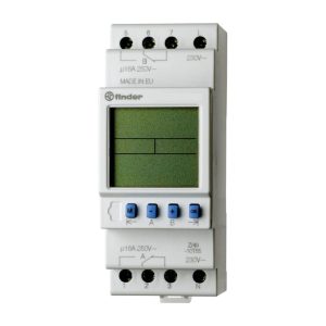 Finder Digitale schakelklok voor paneelbouw 90mm 16 A 230 V IP20 2WIS