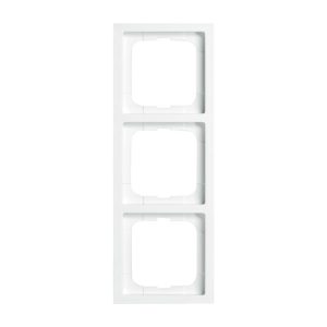 Busch-Jaeger ABB, afdekraam hoekig, 3v f-studiowit, 1723-184K, 2CKA001754A4237