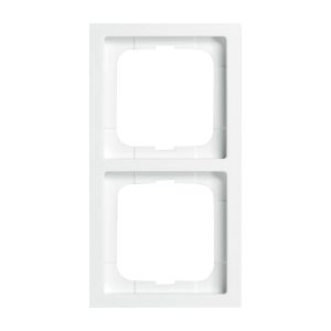 Busch-Jaeger ABB, afdekraam hoekig 2v f-studiowit, 1722-184K, 2CKA001754A4236