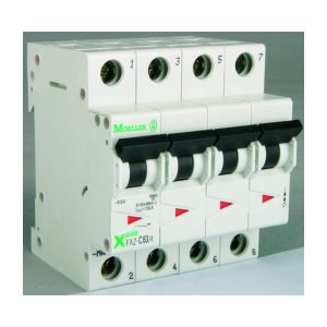 Eaton FAZ-C40/4 Installatieautomaat 4P 40 Ampere C-KAR 400V 4 MOD