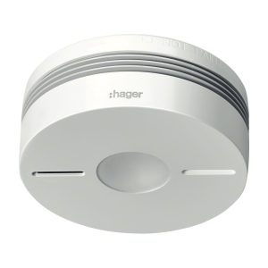 Hager Rookmelder, RF-koppelbaar (TG55x), wit, lithium batterij 10 jaar