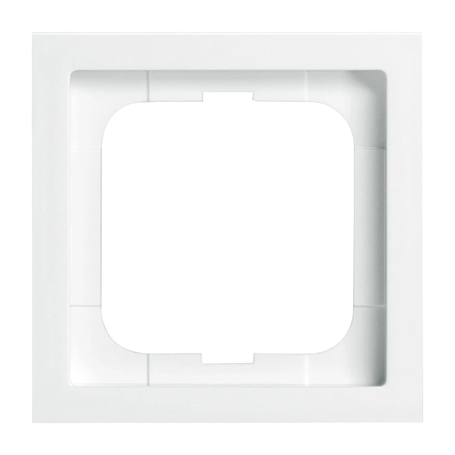 Busch-Jaeger ABB, afdekraam hoekig 1v f-studiowit, 1721-184K, 2CKA001754A4235