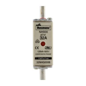Eaton Zekering, laagspanning, 100 A, AC 500 V, NH000, gL/gG, IEC, dubbele me