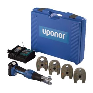 Uponor Accu-persmachine Mini2 met Mini KSPO persbekken 16 t/m 32mm (16-32)
